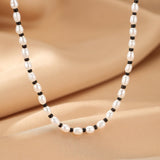 Collier Homme Perle Naturelle Ajustable 42-47 cm - Biloria