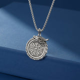 Collier Homme Yin Yang Dragon Force Interieure - Biloria