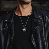 Collier Homme Yin Yang Dragon Force Interieure - Biloria