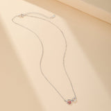 Collier Infini Cœur Éternel Argent 925 – Symbole d'Amour et Élégance - Biloria