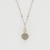 Collier Labradorite Amazonite – Bijou Argent Plaqué Or Protection - Biloria