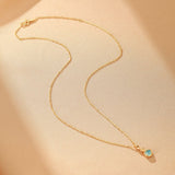 Collier Labradorite Amazonite – Bijou Argent Plaqué Or Protection - Biloria