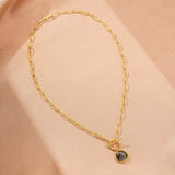 Collier Labradorite Argent – Bijou Protecteur aux Reflets Mystiques - Biloria