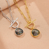 Collier Labradorite Argent – Bijou Protecteur aux Reflets Mystiques - Biloria