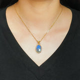 Collier Labradorite Femme – Bijou Protecteur Tissé Main - Biloria