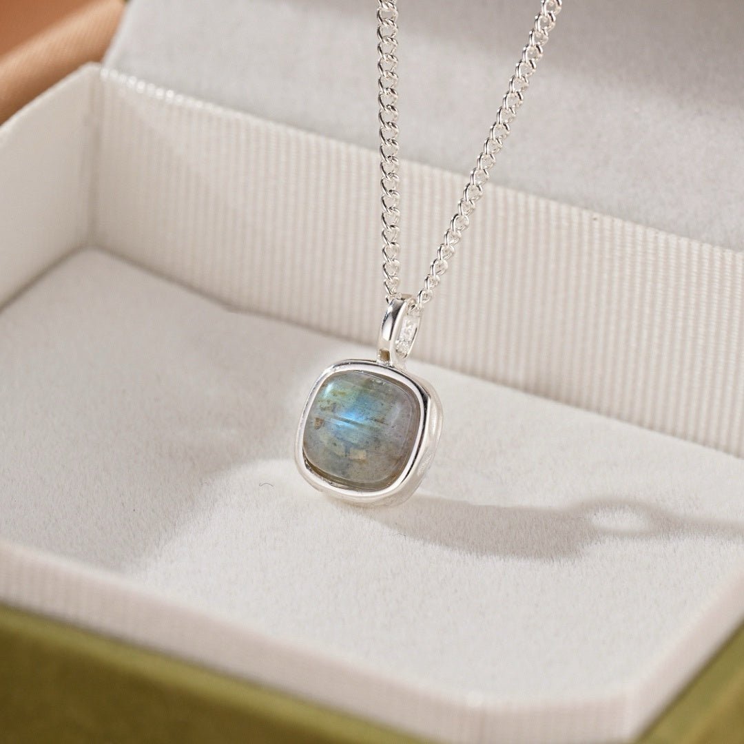 Collier Labradorite Intuition Protection Argent 925 - Biloria