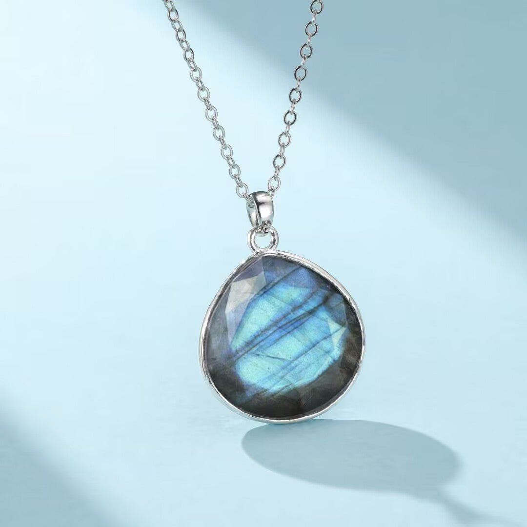 Collier Labradorite Mystique | Bijou Fait Main Protection Intuition - Biloria