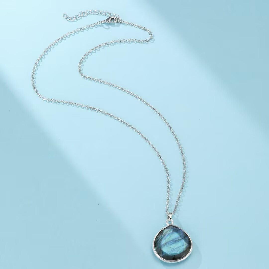 Collier Labradorite Mystique | Bijou Fait Main Protection Intuition - Biloria