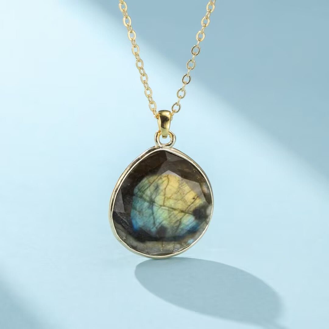 Collier Labradorite Mystique | Bijou Fait Main Protection Intuition - Biloria