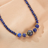 Collier Lapis Lazuli 2mm Facetté – Bijou Spirituel - Biloria
