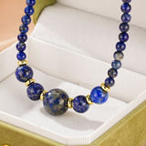Collier Lapis Lazuli 2mm Facetté – Bijou Spirituel - Biloria