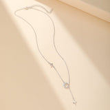 Collier Lune et Étoile en Argent 925 – Bijou Céleste - Biloria