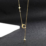 Collier Lune et Étoile en Argent 925 – Bijou Céleste - Biloria