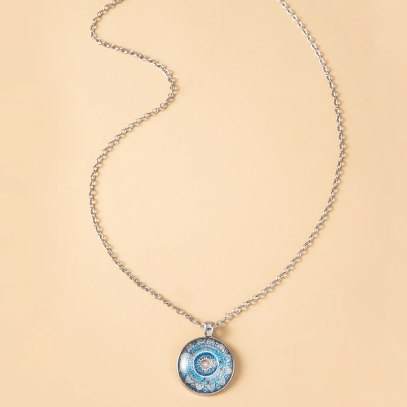 Collier Mandala Ciel Méditation Énergie Céleste - Biloria