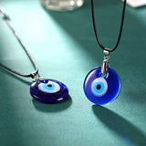 Collier Mauvais Œil en Verre Turc pour Protection et Chance - Biloria