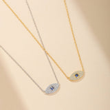 Collier Mauvais Œil Protecteur – Argent 925 ou Plaqué Or - Biloria