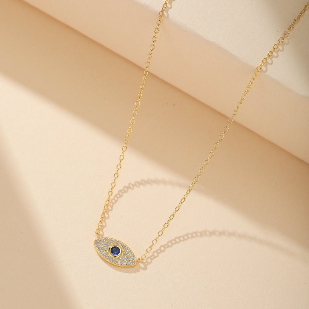 Collier Mauvais Œil Protecteur – Argent 925 ou Plaqué Or - Biloria