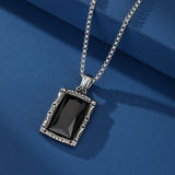 Collier Obsidienne Homme - Bouclier Énergétique - Biloria