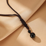 Collier Obsidienne Sphère - Protection Énergétique - Biloria