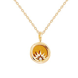 Collier Œil de Tigre et Zircon – Protection et Élégance - Biloria