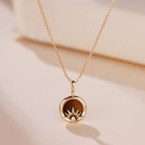Collier Œil de Tigre et Zircon – Protection et Élégance - Biloria
