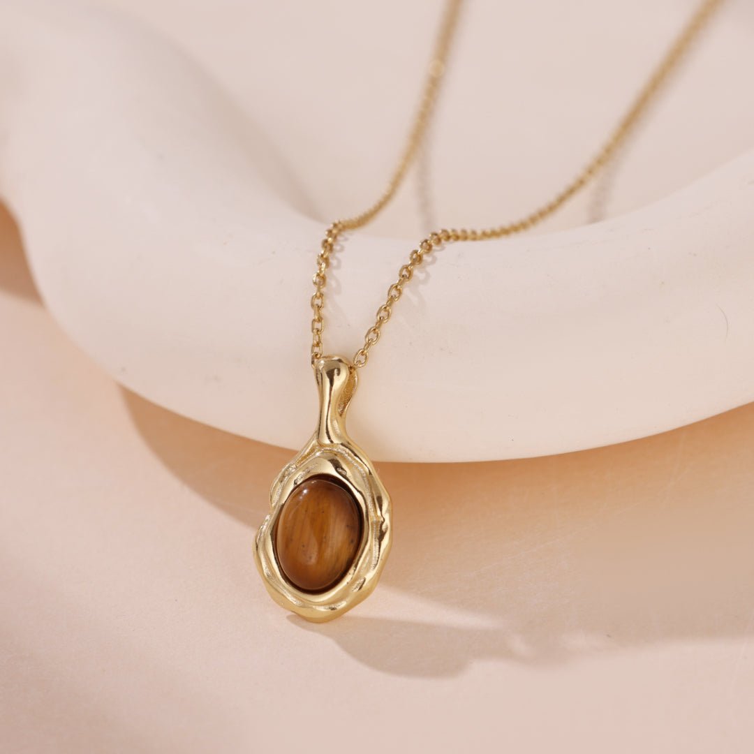 Collier Œil de Tigre : l'Amulette Solaire qui Protège et Équilibre - Biloria