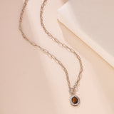 Collier Œil de Tigre Protecteur – Bijou Spirituel - Biloria