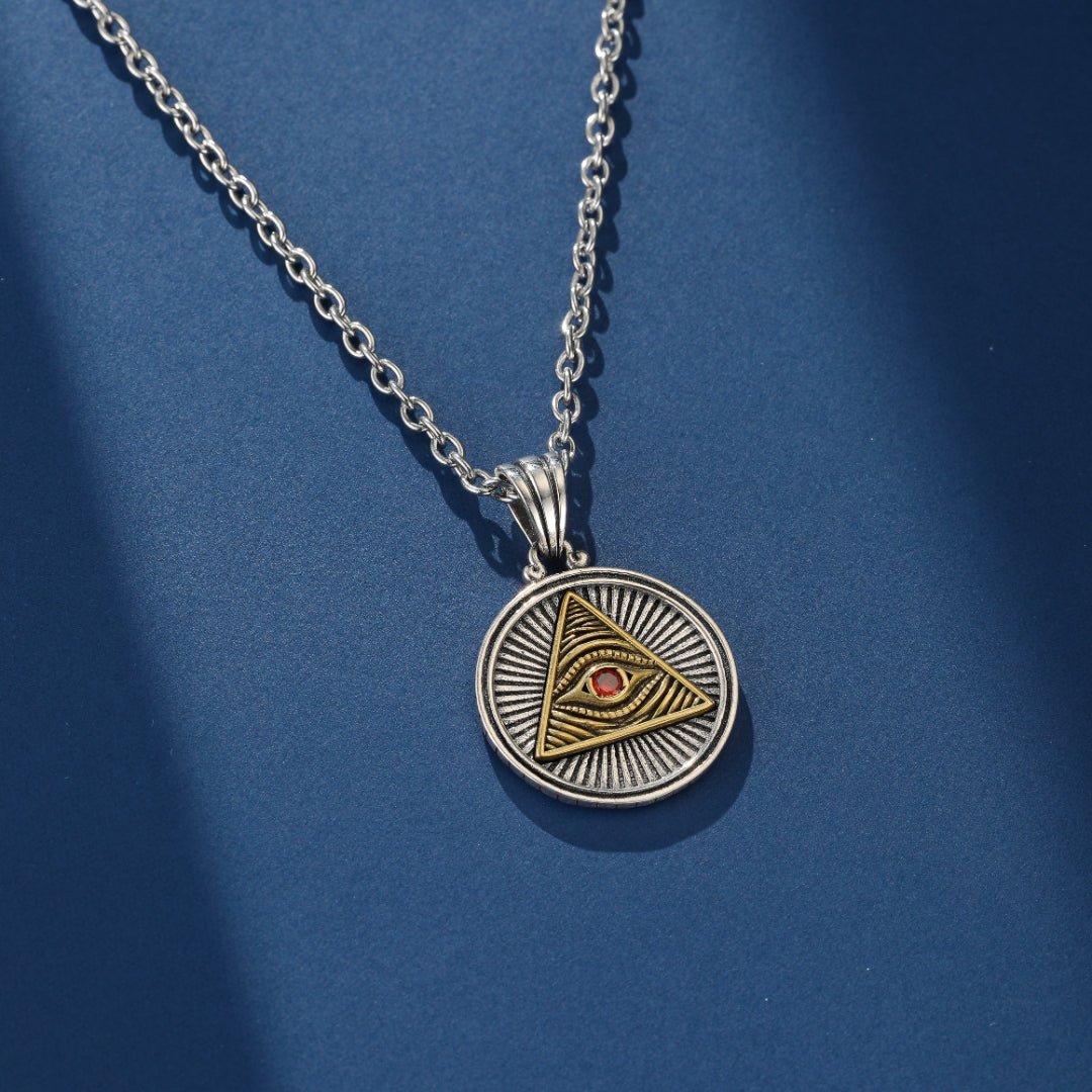 Collier Œil Oudjat Argent 925 – Protection et Clairvoyance - Biloria