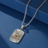 Collier Œil Oudjat Argent 925 Protection Spirituelle - Biloria