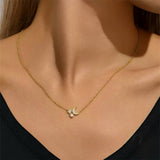 Collier Opale Éclat de Lune Argent Plaqué Or 18K Bijou Féminin - Biloria