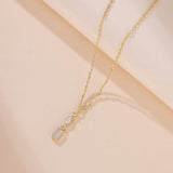 Collier Opale et Argent Plaqué Or pour la Sérénité - Biloria