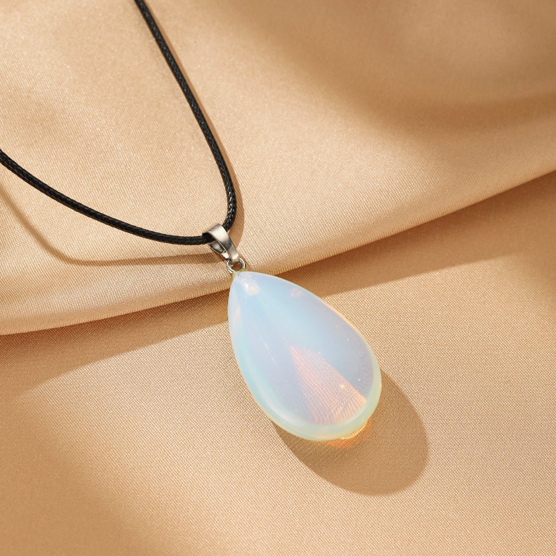 Collier Opale Laitue – Bijou Intuition et Créativité - Biloria