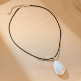 Collier Opale Laitue – Bijou Intuition et Créativité - Biloria