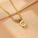 Collier Pendentif Cœur Scintillant en Zircon - Biloria