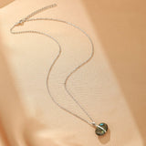 Collier pendentif Labradorite authentique en cuivre - Biloria