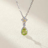 Collier Péridot Argent 925 – Bijou Optimisme et Sérénité - Biloria