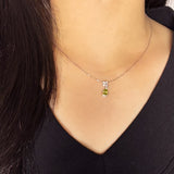 Collier Péridot Argent 925 – Bijou Optimisme et Sérénité - Biloria