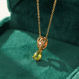 Collier Péridot et Zircon : Offrir un Bijou de Bien-Être - Biloria