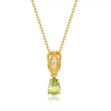 Collier Péridot et Zircon : Offrir un Bijou de Bien-Être - Biloria