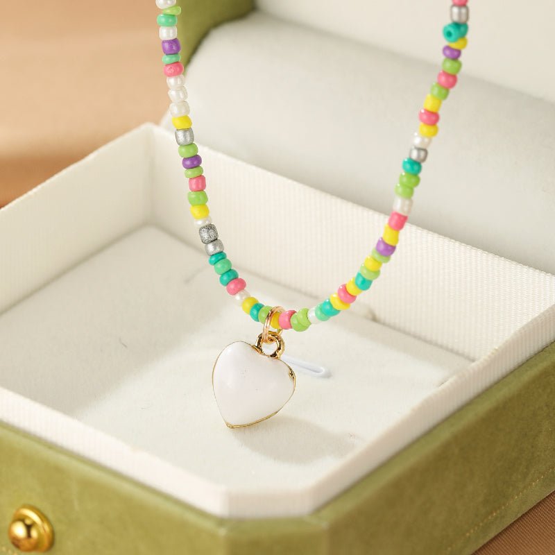 Collier Perle de Rocaille Mère Enfant Duo Tendresse - Biloria