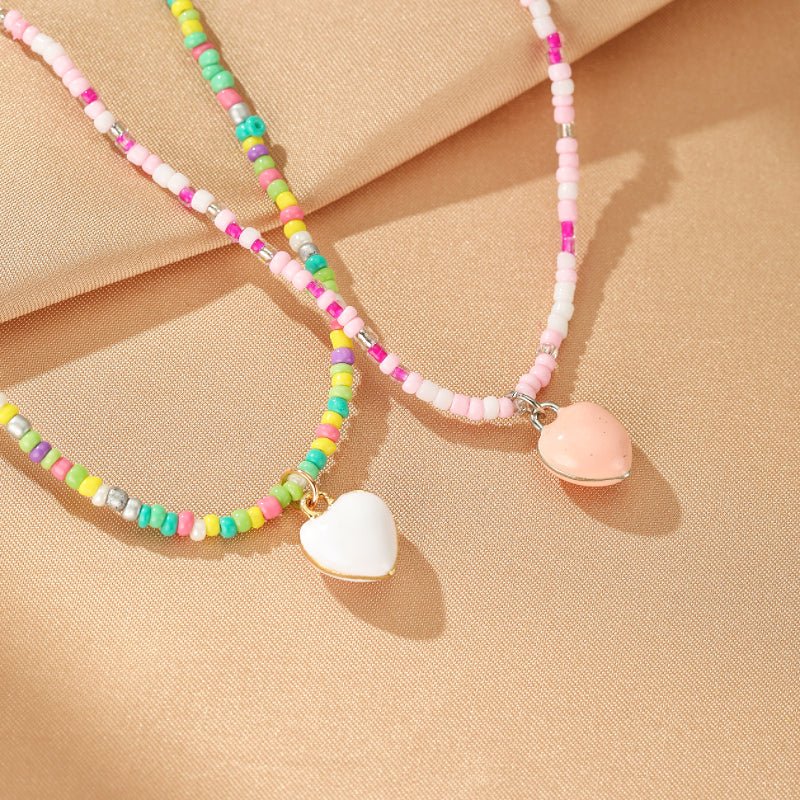 Collier Perle de Rocaille Mère Enfant Duo Tendresse - Biloria