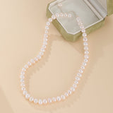 Collier Perle d'Eau Douce Aurore Argent 925 - Biloria