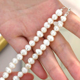 Collier Perle d'Eau Douce Aurore Argent 925 - Biloria