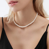 Collier Perle d'Eau Douce Aurore Argent 925 - Biloria