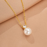 Collier Perle et Zircon – Bijou de Douceur pour un Nouveau Départ - Biloria