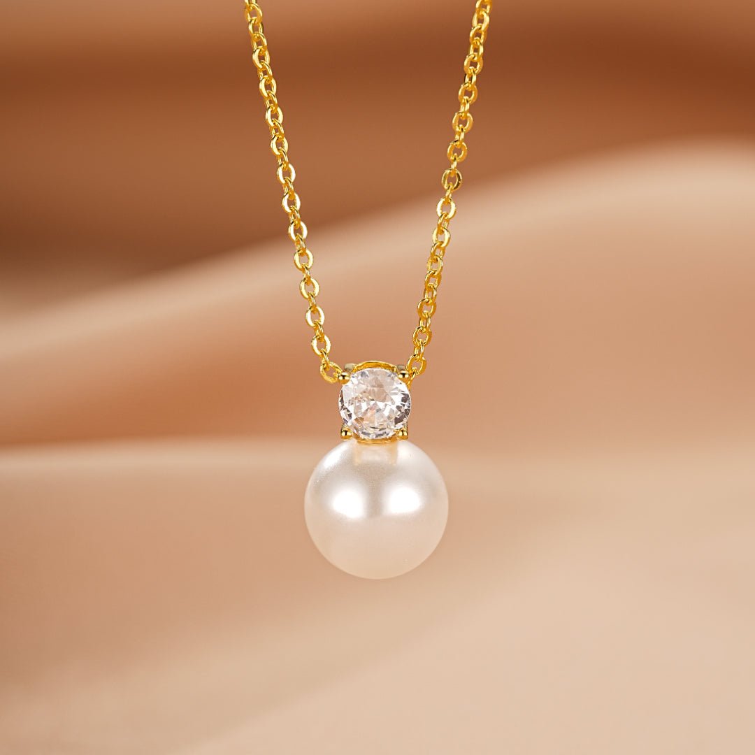 Collier Perle et Zircon – Bijou de Douceur pour un Nouveau Départ - Biloria