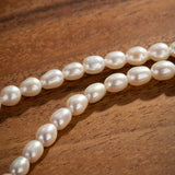 Collier Perle Naturelle Argent Plaqué Or 5 mm - Biloria
