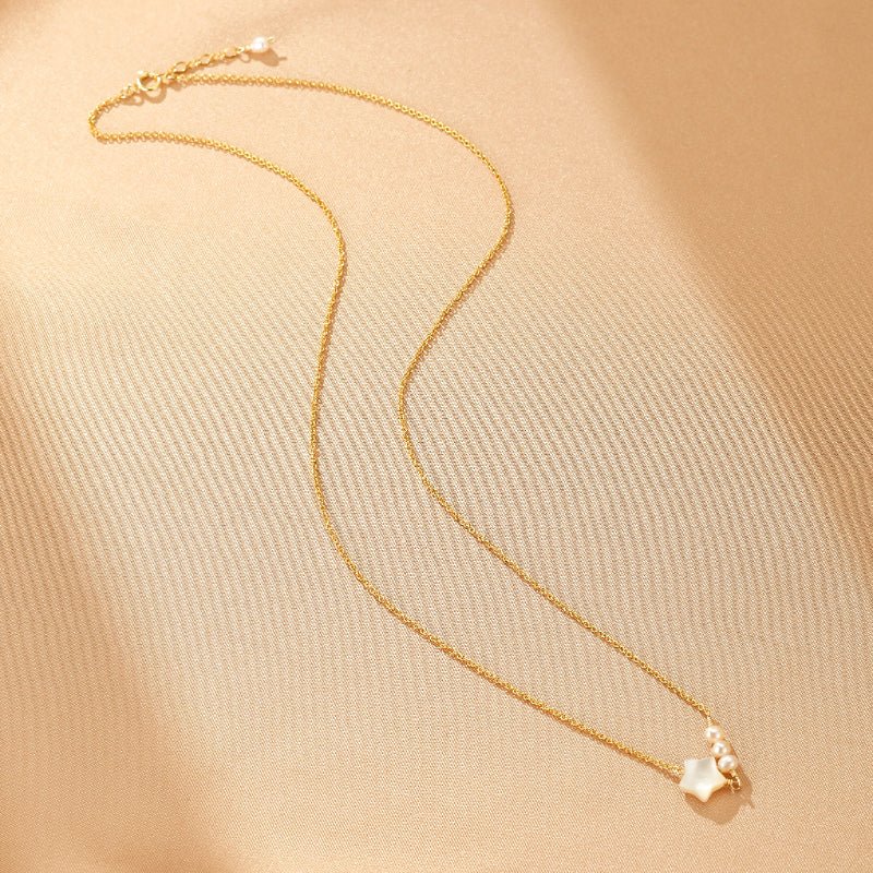 Collier Perle Tendresse Infinie Argent Plaqué Or - Biloria