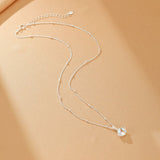 Collier Pierre de Lune 7mm Argent S925 – Bijou Féminin - Biloria