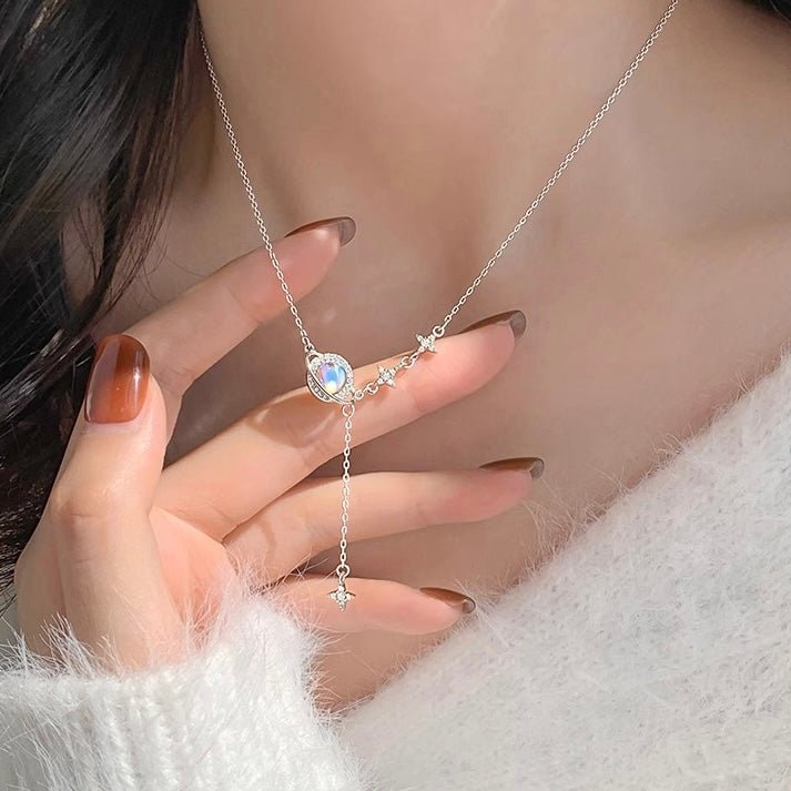 Collier Pierre de Lune Argent 925 – Bijou Artisanal Fait Main - Biloria